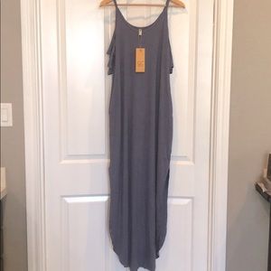 Purple maxi dress
